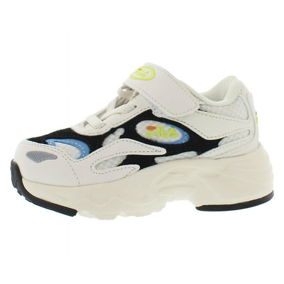 Fila Hysteria 1999 Td Baby Boys Shoes Size 5.5, Color: Cream/Black/Blue