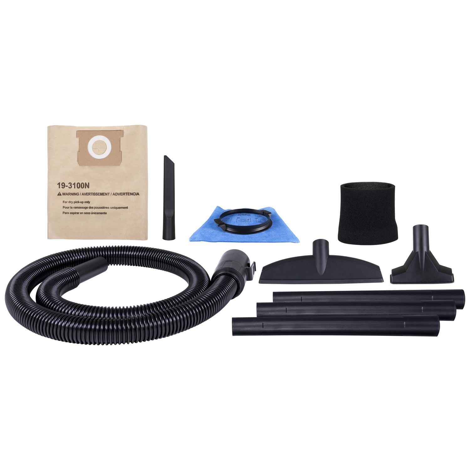 Hyper Tough 18,9 Litres Aspirateur à sec et à eau en acier inoxydable Hyper Tough 18.9L (5 Gal.) Aspirateur eau et poussières de 4,0 CV avec accessoires