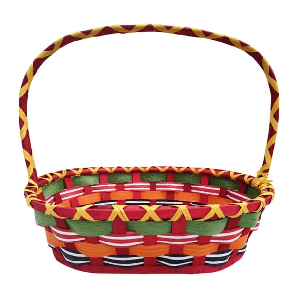 Cesta de almacenamiento Cesta de regalo Cesta de compras Cesta de picnic portátil Cesta de frutas para cosechar al aire libre Jardín Camping