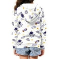 thumbnail image 3 of Xoenoiee Space Rocket Astronaut Print Casual Hooded Jacket for Teen Girls Boys Zip Up Hoodie Long Sleeve Sweatshirt with Pocket Kids Youth Fall Outerwear Outfits for 8-10 Years Kids, 3 of 7