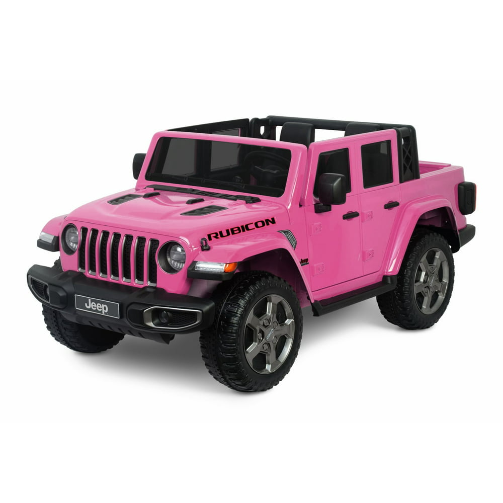 12 volt Jeep Gladiator Battery Powered Ride On Vehicle, Pink Walmart