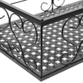 thumbnail image 3 of OULII 1Pack Flower Pot Railing Iron Rectangular Stand for Home Decoration Plants, 3 of 8
