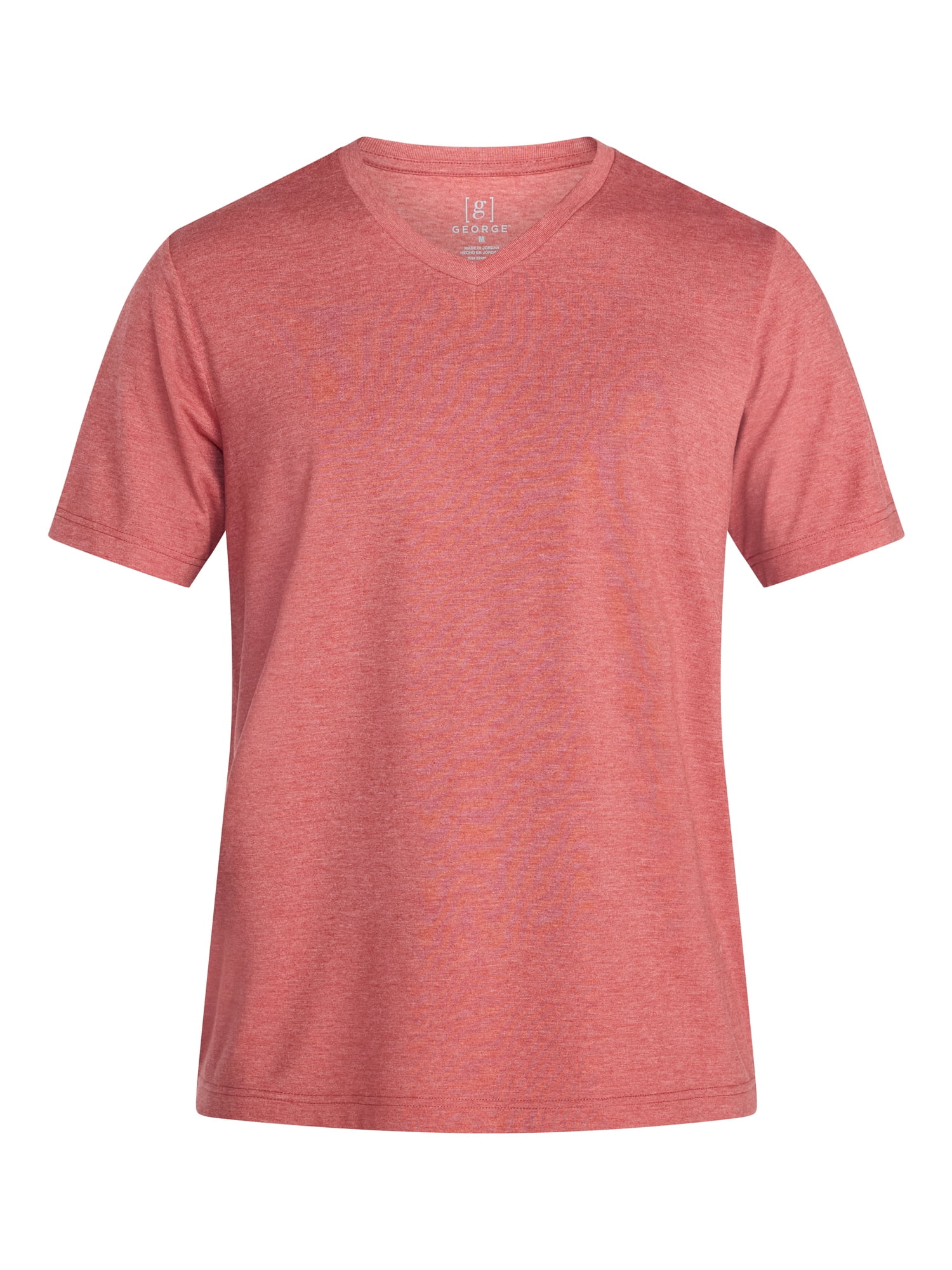 George Men's & Big Men's Relaxed Fit Short Sleeve V-Neck Tee, Sizes S-3XL