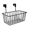 thumbnail image 4 of Fiocias Grid Storage Baskets with Hooks over Cabinet Door Organizer Basket for RV Black, 4 of 9