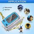 thumbnail image 4 of 4X Digital Turbine Water Flow Meter Digital LCD Display with NPT Counter and FNPT Thread Gas Oil Fuel Flowmeter (1 Inch), 4 of 7