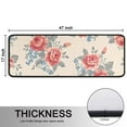 thumbnail image 5 of Kitchen Rugs Sets Of 2,Pioneer Flower Floral Print Pattern Anti Fatigue Kitchen Mat Rugs Non Slip Washable,Decorative Kitchen Floor Mats for Kitchen,Sink,Laundry,17"x47"+17"x47", 5 of 5