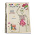 thumbnail image 1 of Tools Busy Book For Kids Human Body Anatomy Readings For Toddlers Educational Toys Learning Materials For Preschool 63 Pages Pcs Beige, 1 of 9