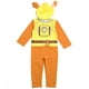 thumbnail image 4 of Mono de disfraz de La Patrulla Canina, Rubble, para niños pequeños, 3T, con cremallera, 4 of 6