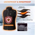 thumbnail image 3 of Men's Heated Vest, Including Battery Pack, Polar Fleece Lightweight L-XL, 3 of 5