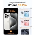 thumbnail image 2 of Funda magnética CANSHN compatible con iPhone 15 Pro de 6.1 pulgadas, 2 of 7