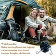 thumbnail image 5 of Uxcell 6 Pack Adjustable Bungee Cords with Hooks, 79 Inch Flat Heavy Duty Elasticity Straps Rubber Bungee Cords with Buckle for Outdoor, Camping, Tarp, Bike Rack, Luggage, Black Blue, 5 of 6
