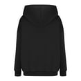 thumbnail image 5 of Women's Printed Zip Up Hooded Sweatshirt Long Sleeve Ladies Fall Fashion Coat​​, 5 of 5