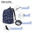 thumbnail image 5 of Daiia Hawaiian Style Vintage Canvas Backpack for Men and Women ,Hiking Backpack,Travel Laptop Bag for School,Large Capacity Backpack, 5 of 8