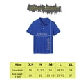 thumbnail image 4 of Zfeel Kids Polo, Soft Cotton-Poly Pique, Uniform Top for Boys & Girls, Sport Royal, M, 4 of 4