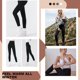thumbnail image 5 of Leggings de cintura alta para mujer - Pantalones cálidos Medias de yoga para correr con control de barriga - Negro para 15 ℃ a 25 ℃ Zhivalor CPB-SSW1344-1, 5 of 6