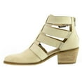 thumbnail image 3 of Crevo Womens Jessamine Pointed Toe Buckle Zippered  Ankle Boots, 3 of 5