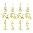 thumbnail image 1 of MasteelfCA 12pcs DIY Holiday Gifts Christmas Tree Decorations Musical Instrument Collectible, 1 of 7