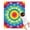 Rainbow Tie Dye, variant on Rainbow Tie Dye Mandala Flower Pattern Blanket,Comfortable Soft Flannel Throw Blanket,All Season,Warm Lightweight Blankets for Sofa Bed Couch Living Room Chair,30"x40"