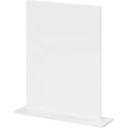 thumbnail image 3 of Letrero acrílico blanco con soporte, paquete de 5 carteles de mesa de acrílico y base para números de mesa de boda, señalización de boda, eventos y fiestas, 3 of 4