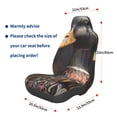 thumbnail image 3 of Fuzoiu Graffiti Cool Duck Print Elastic Car Seat Covers, Seat Cover Protector,Universal Fit Interior Covers for Most Cars,Washable Seat Cover Non Slip for SUV,Sedan,Van, 3 of 5
