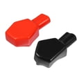 thumbnail image 4 of 2 pares de cubiertas de terminal de batería, protector de tapón de cable para coches y barcos, 2.20"x1.97"x1.02" negro y rojo, 4 of 7