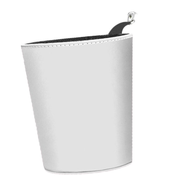 Cubo de basura Macarena para coche contenedor de basura portátil resistente blanco
