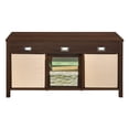 thumbnail image 3 of ClosetMaid Banc de Rangement Autoportant Premium 3 Cubes, Châtaigne Foncée, 3 of 8