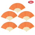 thumbnail image 1 of TOPINCN Folding Hand Fan, Bamboo Fan, For Stage Props Household Decoration, 1 of 8
