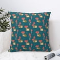 thumbnail image 4 of Wukai Frog and Mushrooms Premium Polyester Fleece Pillow Covers with Hidden Zipper Closure,Luxuriously Soft and Durable-26"x26", 4 of 7