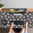 thumbnail image 4 of Long Mouse Pads for Desk,Gray Cow Grass Pattern Desk Mats on Top Of Desks, Desk Mouse Pad Extra Large with 3mm Non-Slip Base and Stitched Edge for Gaming,Office,Work,Home 47.3"x23.6", 4 of 6