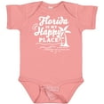 thumbnail image 3 of Inktastic Florida is My Happy Place with Palm Trees Boys or Girls Baby Bodysuit, 3 of 5