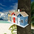 thumbnail image 2 of Home Bazaar Brighton Beach Huts Birdhouse, 2 of 6