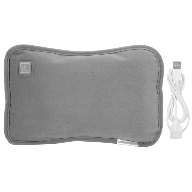 Almohada Calentada Por USB, Segura Y Confiable, Conveniente, Lavable, Alivio Del Dolor, Cojín Eléctrico Con Calefacción Para El Hogar Y El Hotel Fugacal grises