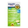 Equate Mini Nicotine Polacrilex Lozenge, 2 mg, Citrus, 27 Count