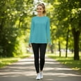 thumbnail image 4 of T Shirts for Women Sun Tight Long Sleeve Cool and Breathable Sports Top, 4 of 8