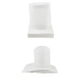 thumbnail image 1 of 40 gorros desechables, gorros de cocinero, panadero, servicio de comida, , 11 pulgadas Yotijar Sombreros desechables Chef High Hat, 1 of 10