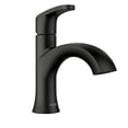 thumbnail image 1 of Grifo para lavabo de baño Moen Karis, negro mate, monomando, 1 of 8