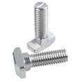 thumbnail image 3 of M8 Thread T-Slot Drop-in Stud Sliding Screw Bolt Silver Tone 10Pcs, 3 of 8