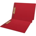 thumbnail image 5 of 14 pt Color Folders, Full Cut 2-Ply End Tab, Letter Size, 2 Fasteners in Pos #1 & #3, Red (Box of 50), 5 of 18