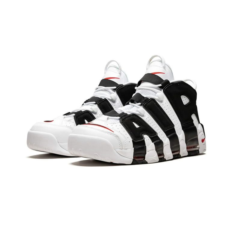 Air more outlet uptempo white/black-varsity red