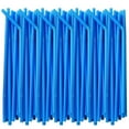 thumbnail image 2 of 100 Pcs 10'' Straws, Bendable Drinking Straws, Flexible Straws Drinking Plastic Disposable, Colored Plastic Straws, Extra Long Food Grade Straws Disposable for Juice Beverage Drinks Home Use, Blue, 2 of 8