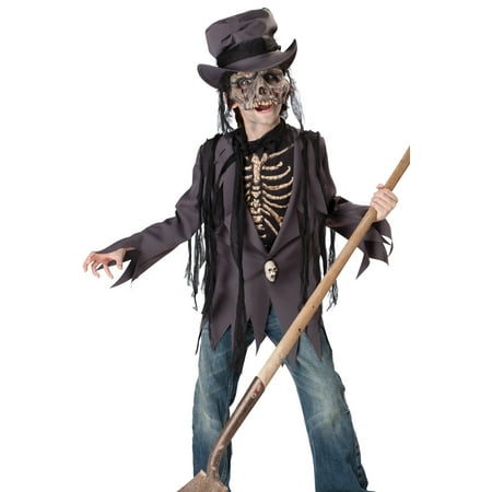 In Character Kids Boys Scary Zombie Skeleton Halloween