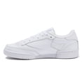 thumbnail image 3 of Zapatillas de tenis Reebok Club C 85 para mujer, blancas, talle 9.5, 3 of 6