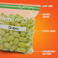 thumbnail image 5 of Hefty Press to Close Extra Large Sandwich Bags, 100 Count, 5 of 10