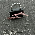 thumbnail image 4 of IELGY chain bag female bowknot mini cute sweet hand shoulder bag, 4 of 4