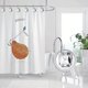 thumbnail image 1 of DEKAXID - 12 ganchos cuadrados simples de acrílico para cortina de ducha, ganchos metálicos multifuncionales para decoración de baño, accesorios de baño, suministros de decoración del hogar, 1 of 7