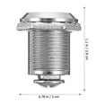thumbnail image 3 of Shisuyan 5pcs Security Mailbox Locks Letter Box Locks Cupboard Lock Drawer Locks, 3 of 8