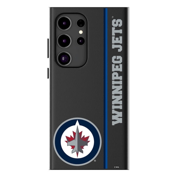 Keyscaper  Black Winnipeg Jets Galaxy Magnetic Bump Case