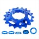 thumbnail image 1 of Kit de Conversión de Volante de Inercia de una Sola Velocidad Piñón de Bicicleta de Carretera con Piñón de Casete 18T para Cadena de Rueda Libre Azul, 1 of 5