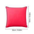 thumbnail image 3 of NWOKYZGH 1Pc Outdoor Waterproof Throw Pillow Covers, Decorative Square Cushion Case Patio Pillows for Couch Tent Sunbrella, 19x19 inches, 3 of 7